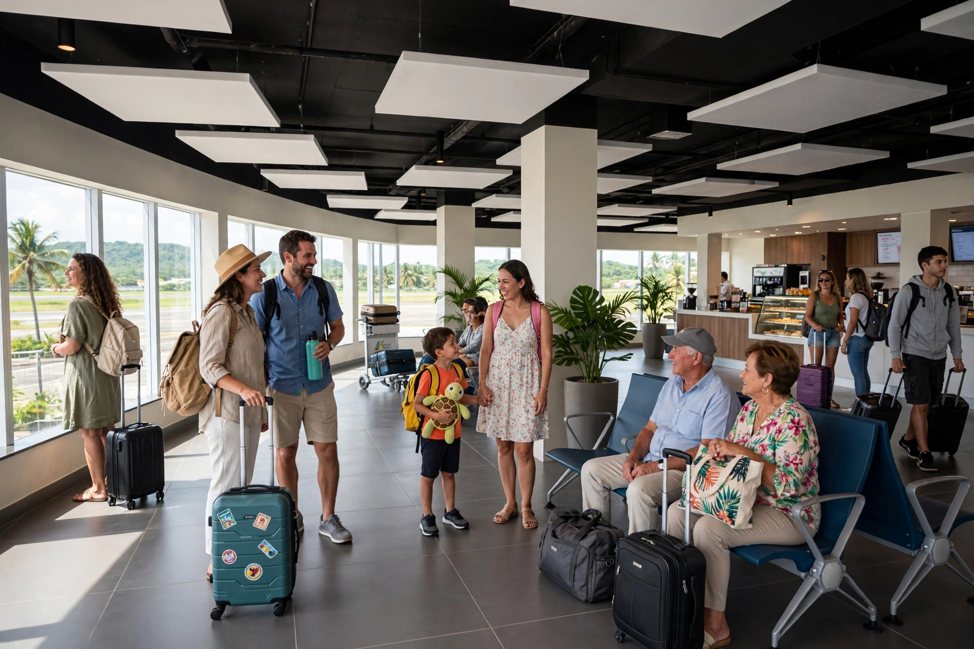 Sala de embarque do Aeroporto de Ilhéus