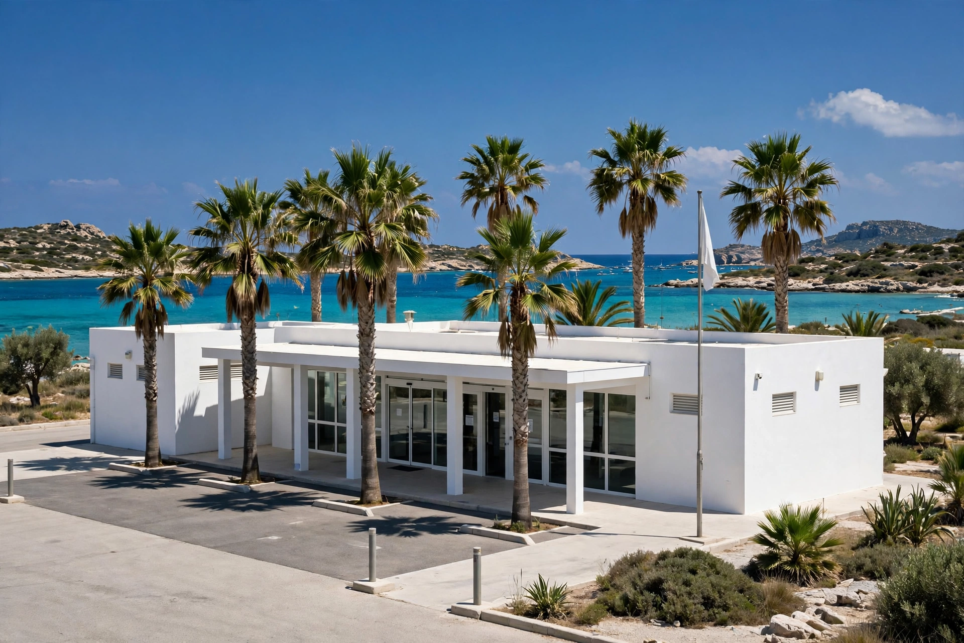 Terminal dell'Aeroporto di Lampedusa
