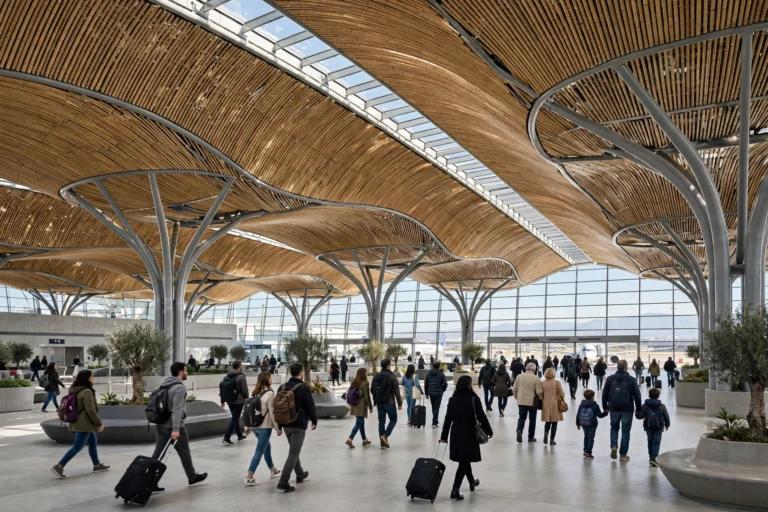 Interior de la terminal del Aeropuerto de Madrid-Barajas