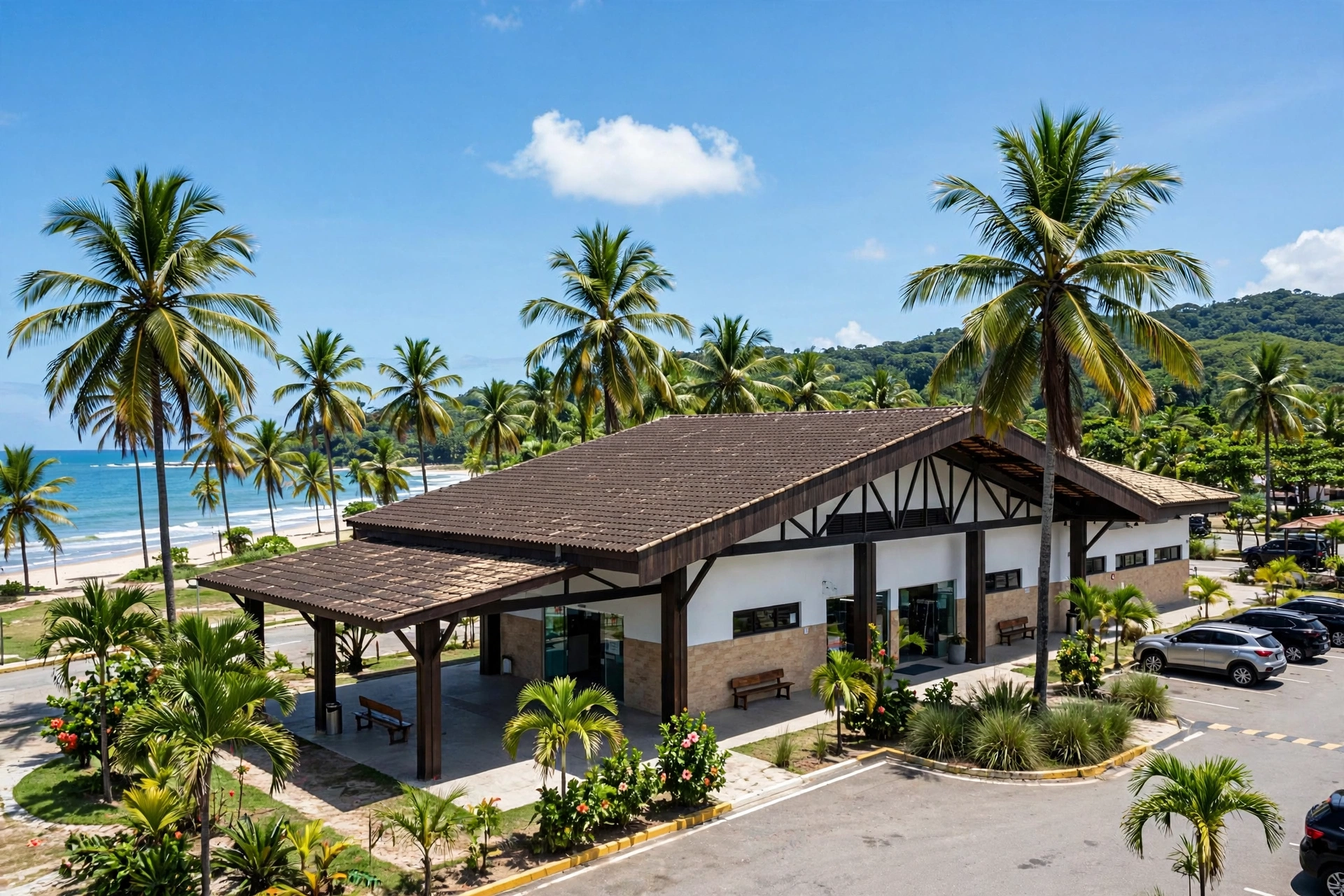 Fachada do Aeroporto de Porto Seguro